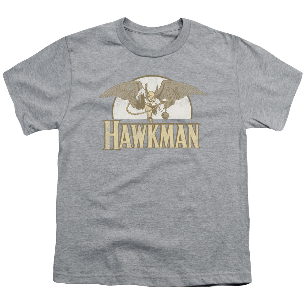 DC/FLY BY - S/S YOUTH 18/1 - ATHLETIC HEATHER
