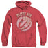DC/BOUNCE - ADULT HEATHER HOODIE - RED