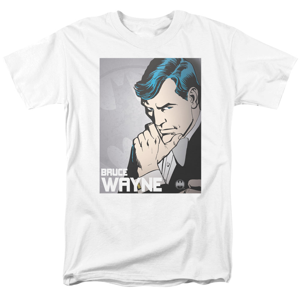 DC/BRUCE WAYNE - S/S ADULT 18/1 - WHITE