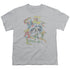 DC/SUPER COLLAGE - S/S YOUTH 18/1 - SILVER