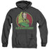 DC/LEX LUTHOR - ADULT HEATHER HOODIE - BLACK