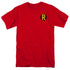 DC/ROBIN LOGO - S/S ADULT 18/1 - RED