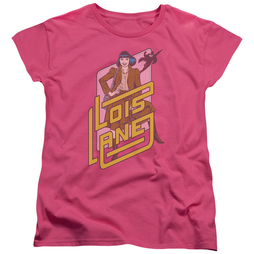 DC/LOIS LANE - S/S WOMENS TEE - HOT PINK