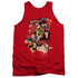 DC/DRIPPING CHARACTERS - ADULT TANK - RED