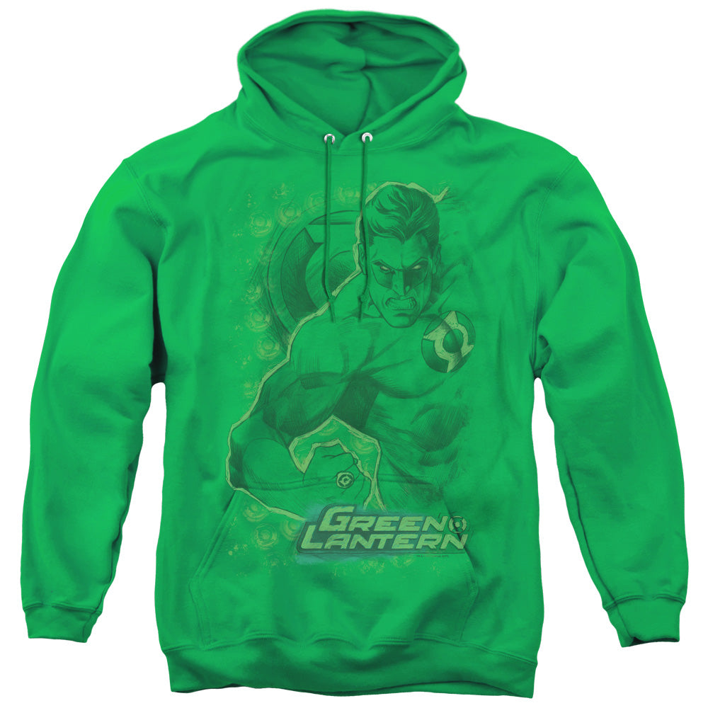 DC/PENCIL ENERGY - ADULT PULLOVER HOODIE - KELLY GREEN