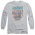DC/JLA AMERICAN SHIELD - L/S ADULT 18/1 - SILVER