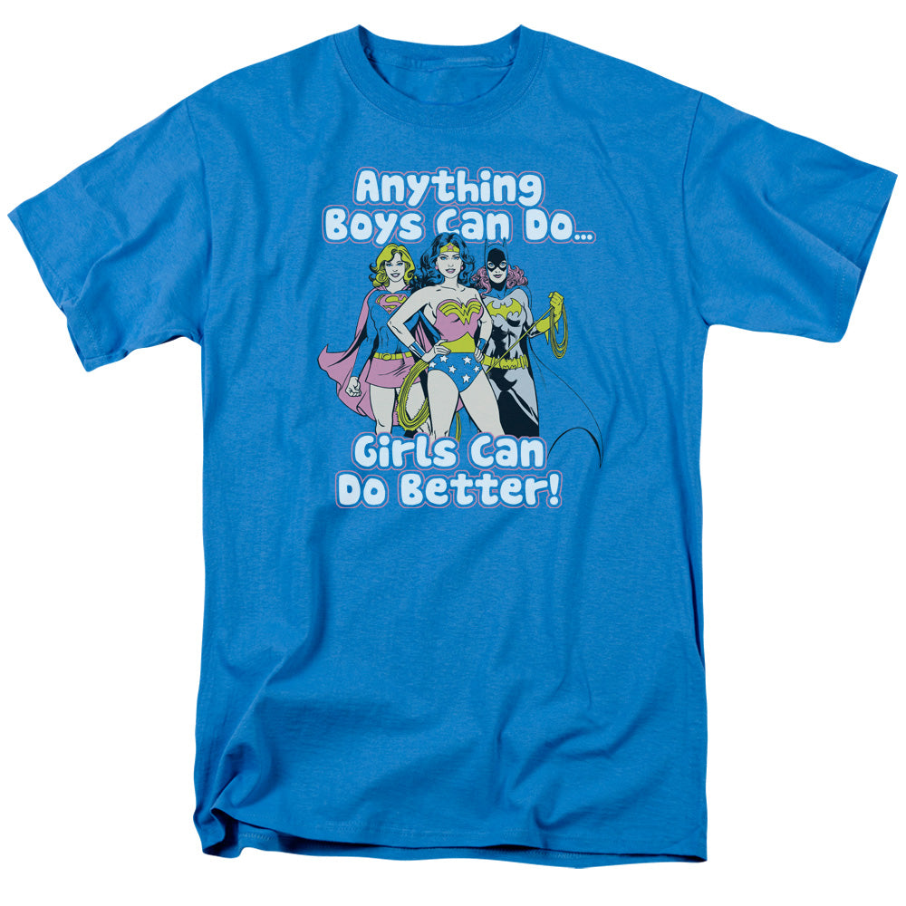 DC/GIRLS CAN DO IT BETTER - S/S ADULT 18/1 - TURQUOISE