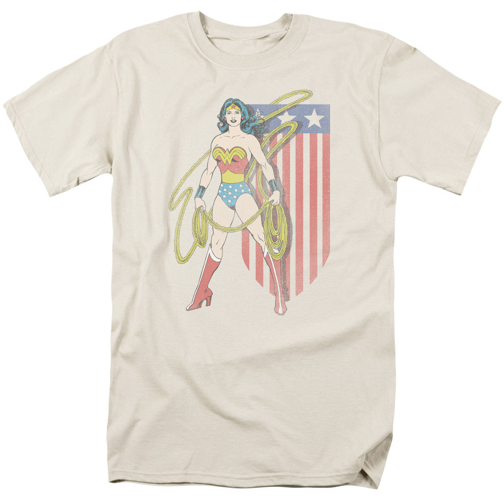DC/USA BANNER - S/S ADULT 18/1 - CREAM