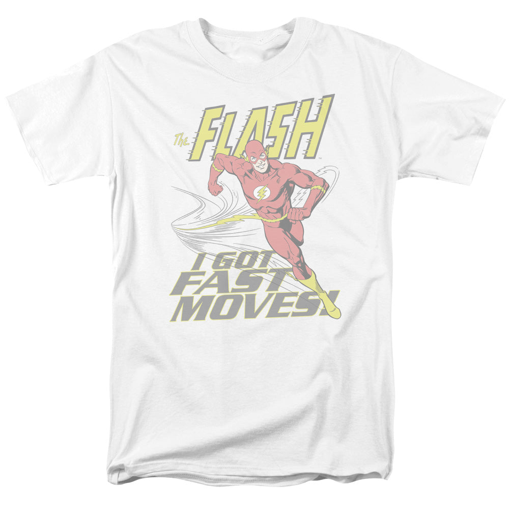 DC FLASH/FAST MOVES - S/S ADULT 18/1 - WHITE