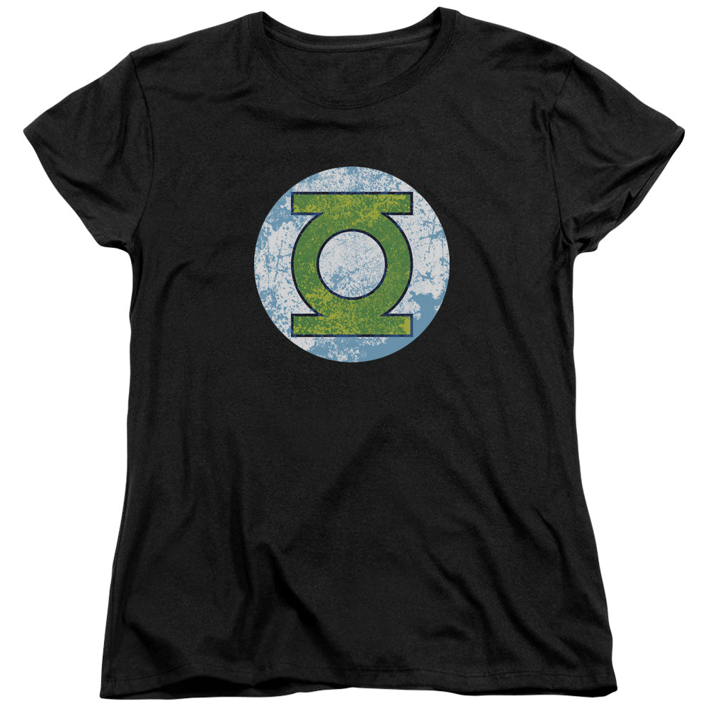 DCO/GL NEON DISTRESS LOGO - S/S WOMENS TEE - BLACK