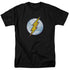 DC FLASH/FLASH NEON DISTRESS LOGO - S/S ADULT 18/1 - BLACK