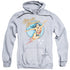 DCO/WONDER WOMAN VINTAGE - ADULT PULLOVER HOODIE - ATHLETIC HEATHER