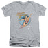 DCO/WONDER WOMAN VINTAGE - S/S ADULT V-NECK 30/1 - ATHLETIC HEATHER