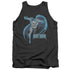 DCO/DESATURATED BATMAN - ADULT TANK - CHARCOAL