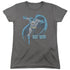 DCO/DESATURATED BATMAN - S/S WOMENS TEE - CHARCOAL