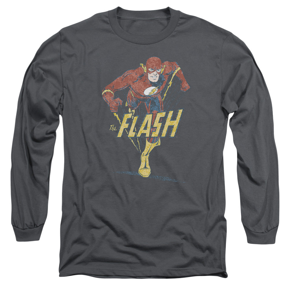 DC FLASH/DESATURATED FLASH - L/S ADULT 18/1 - CHARCOAL