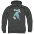 DCO/DESATURATED GREEN LANTERN - ADULT PULLOVER HOODIE - CHARCOAL