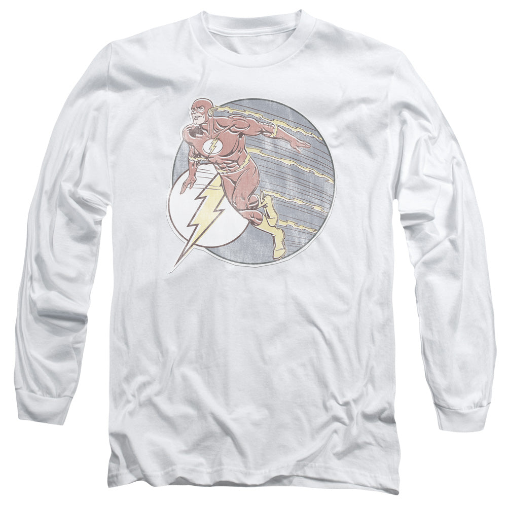 DC FLASH/RETRO FLASH IRON ON - L/S ADULT 18/1 - WHITE