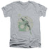 DCO/RETRO LANTERN IRON ON - S/S ADULT V-NECK 30/1 - ATHLETIC HEATHER