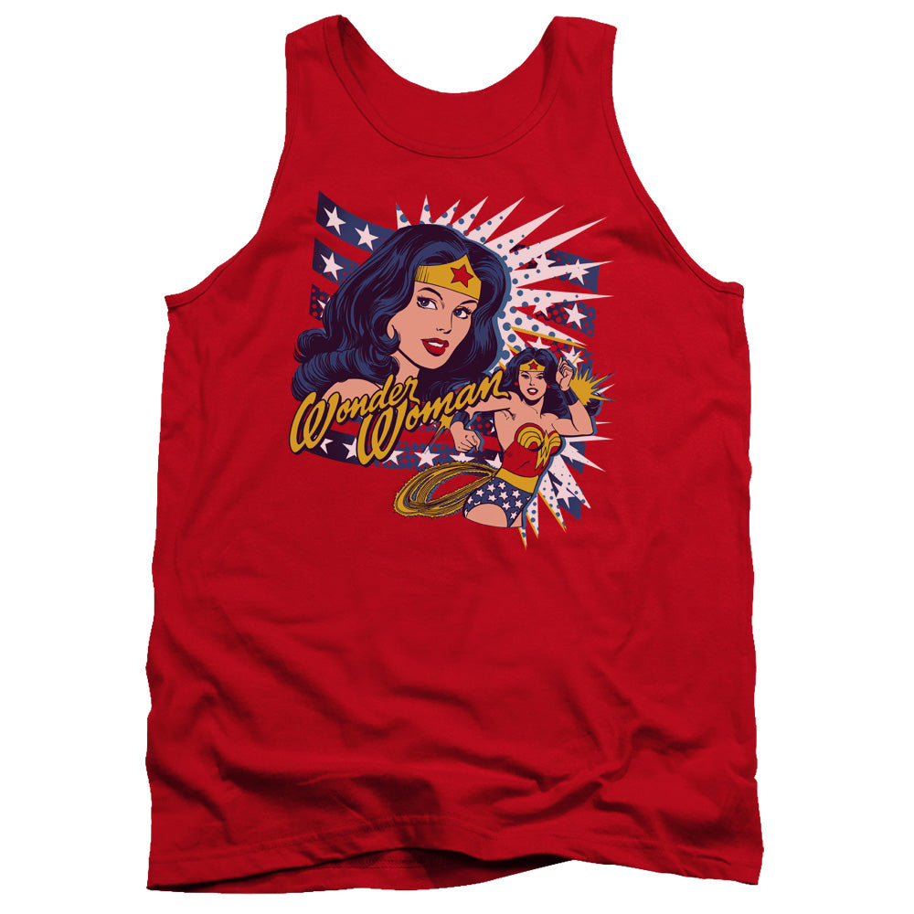 DCO/POP ART WONDER - ADULT TANK - RED