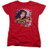 DCO/POP ART WONDER - S/S WOMENS TEE - RED