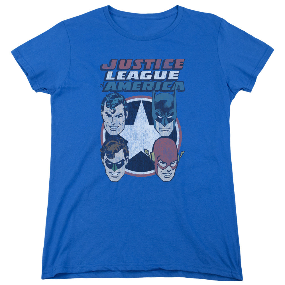 DCO/4 STARS - S/S WOMENS TEE - ROYAL BLUE