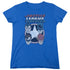 DCO/4 STARS - S/S WOMENS TEE - ROYAL BLUE