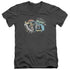 DCO/ACTION DUO - S/S ADULT V-NECK 30/1 - CHARCOAL