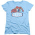DC FLASH/FLASH SIGN - S/S WOMENS TEE - LIGHT BLUE