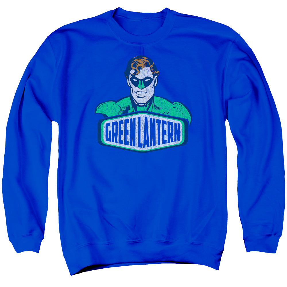 DCO/GREEN LANTERN SIGN - ADULT CREWNECK SWEATSHIRT - ROYAL BLUE
