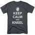 DC/KEEP CALM AND KNEEL - S/S ADULT 18/1 - CHARCOAL