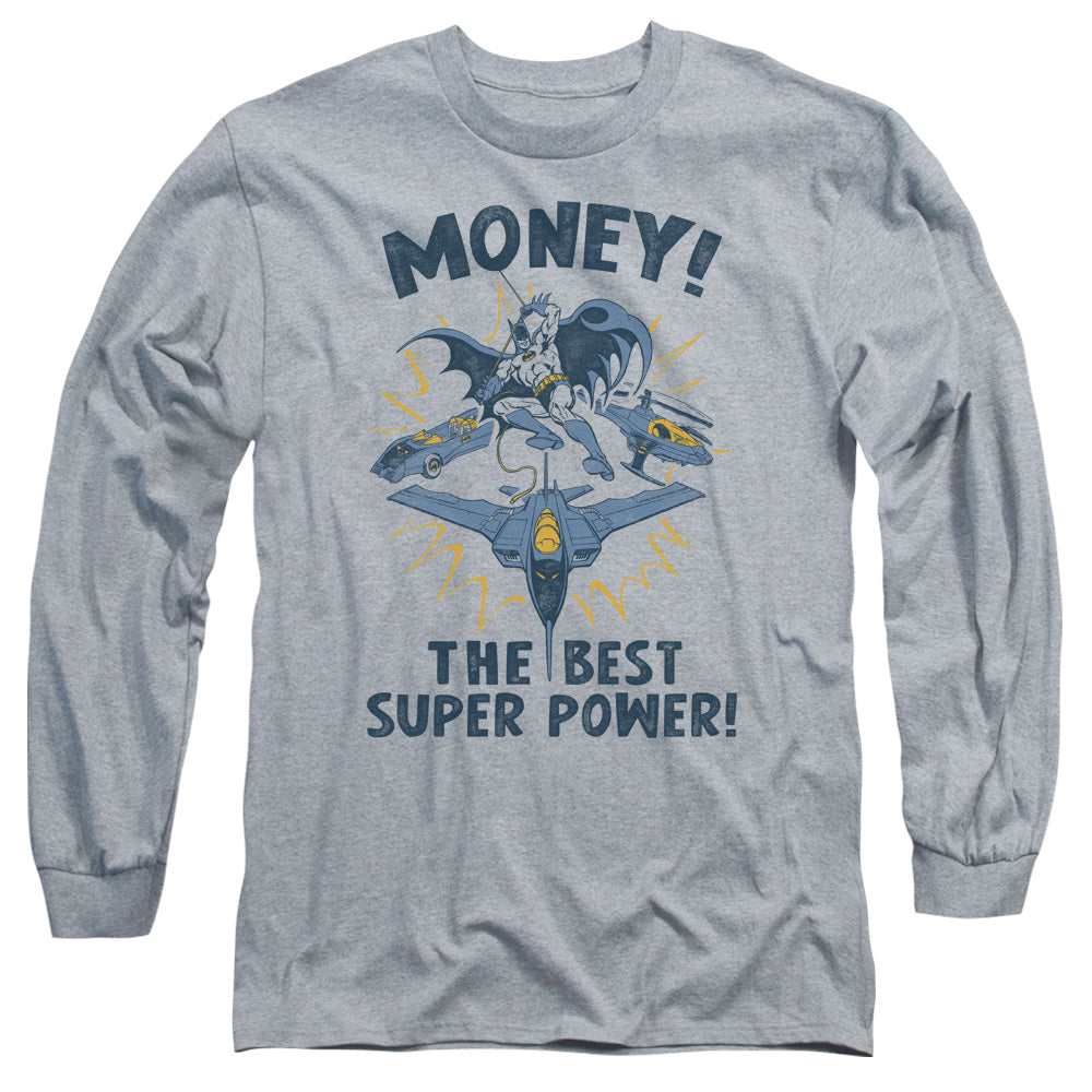 DC/MONEY - L/S ADULT 18/1 - ATHLETIC HEATHER