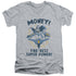 DC/MONEY - S/S ADULT V-NECK 30/1 - ATHLETIC HEATHER