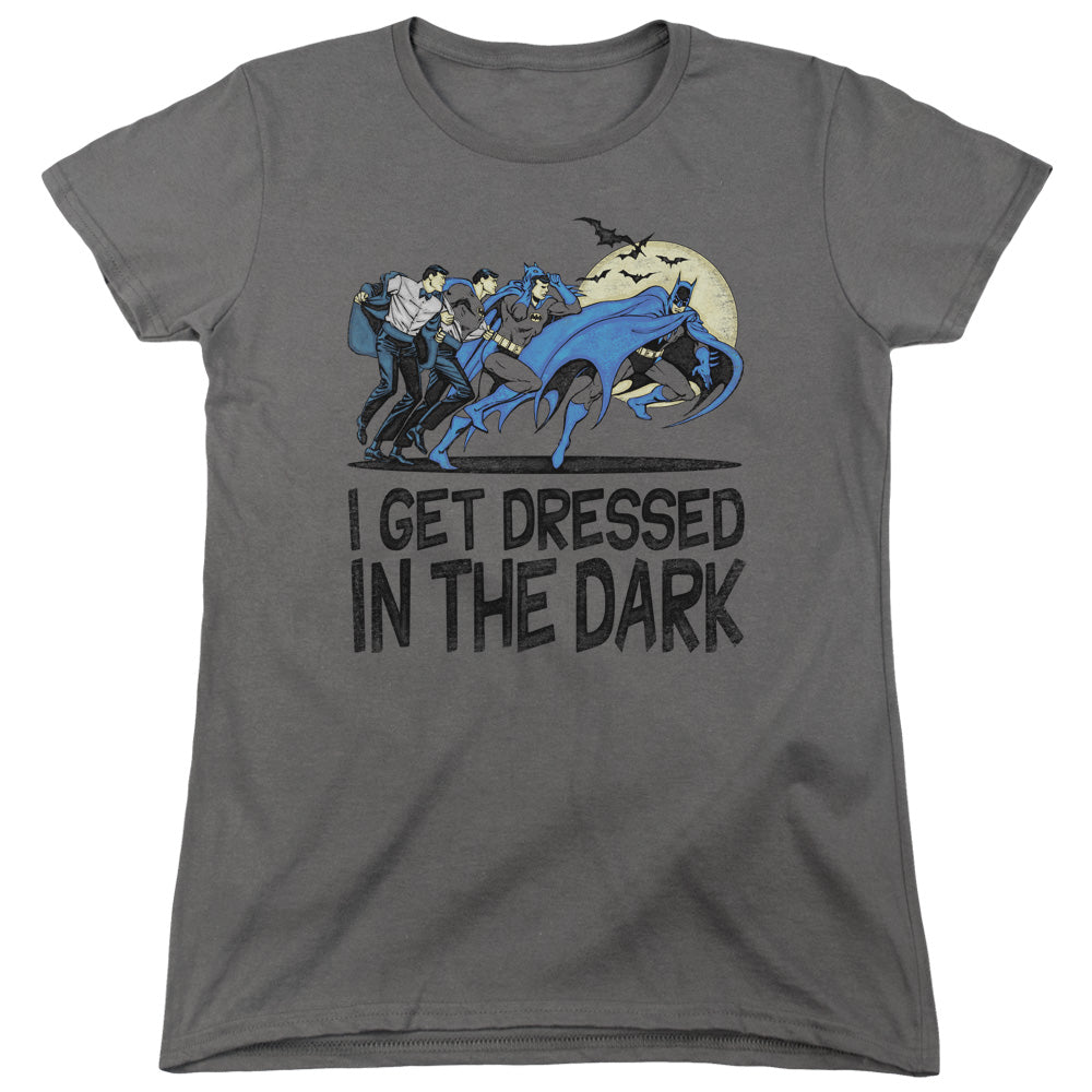 DC/GET DRESSED - S/S WOMENS TEE - CHARCOAL