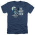 DC/NIGHT CREW - ADULT HEATHER - NAVY