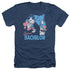 DC/BACHELOR - ADULT HEATHER - NAVY