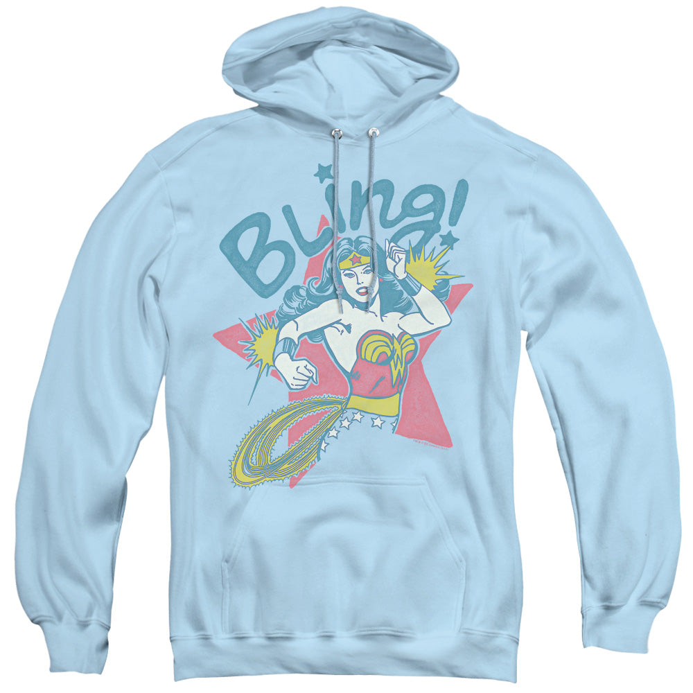 DC/BLING - ADULT PULLOVER HOODIE - LIGHT BLUE