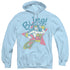 DC/BLING - ADULT PULLOVER HOODIE - LIGHT BLUE