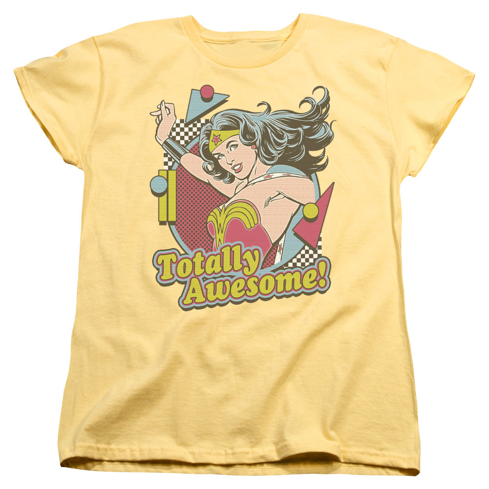 DC/TOTALLY AWESOME - S/S WOMENS TEE - BANANA