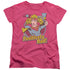 DC/POSITIVELY RAD - S/S WOMENS TEE - HOT PINK