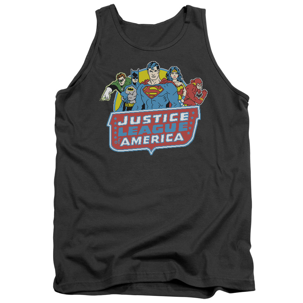 DC/8 BIT LEAGUE - ADULT TANK - CHARCOAL