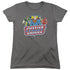 DC/8 BIT LEAGUE - S/S WOMENS TEE - CHARCOAL