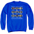 DC/STAGE SELECT - ADULT CREWNECK SWEATSHIRT - ROYAL BLUE