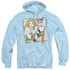 DC/TOTALLY HARVEY & IVY - ADULT PULLOVER HOODIE - LIGHT BLUE