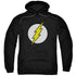 DC FLASH/FL CLASSIC - ADULT PULLOVER HOODIE - BLACK