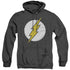 DC FLASH/FL CLASSIC - ADULT HEATHER HOODIE - BLACK
