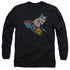 DC/LITE BRITE SUPERMAN - L/S ADULT 18/1 - BLACK
