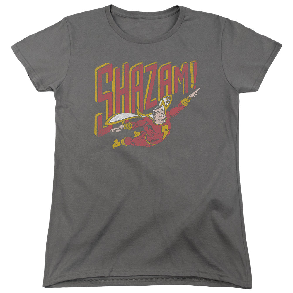 DC/RETRO MARVEL - S/S WOMENS TEE - CHARCOAL