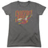 DC/RETRO MARVEL - S/S WOMENS TEE - CHARCOAL