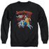 DC/SUPER RUNNING - ADULT CREWNECK SWEATSHIRT - BLACK